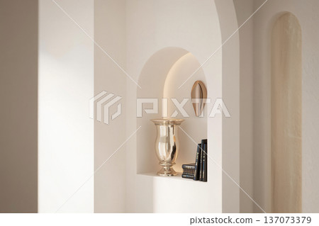 the mirror in the bathroom 137073379
