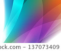 Abstract colorful glossy gradient waves futuristic background 137073409
