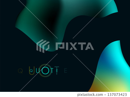 Abstract blue turquoise liquid wavy gradient futuristic background Abstract blue turquoise liquid wavy gradient futuristic background 137073423