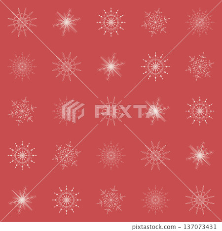 christmas pattern with snowflakes 137073431