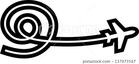 Airplane routes, plane paths, travel, flight, trace Airplane routes, plane paths, travel, flight, trace 137073587