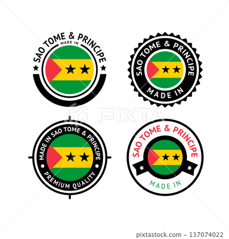 National flag of the of Sao Tome and Principe National flag of the of Sao Tome and Principe 137074022