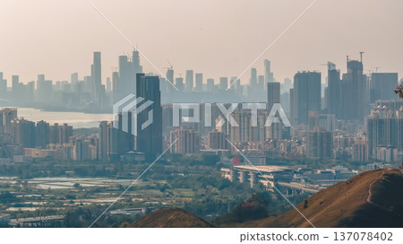 Modern Shenzhen skyline featuring iconic towers and vibrant cityscape Feb 18 2026 Modern Shenzhen skyline featuring iconic towers and vibrant cityscape Feb 18 2026 137078402
