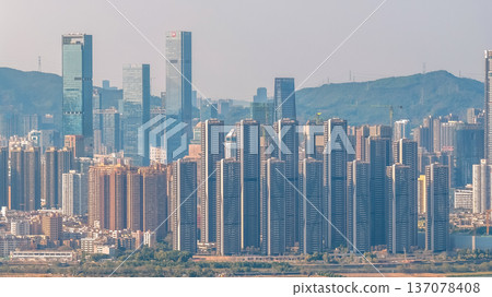 Modern Shenzhen skyline featuring iconic towers and vibrant cityscape Feb 18 2026 Modern Shenzhen skyline featuring iconic towers and vibrant cityscape Feb 18 2026 137078408