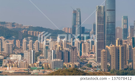 Modern Shenzhen skyline featuring iconic towers and vibrant cityscape Feb 18 2026 Modern Shenzhen skyline featuring iconic towers and vibrant cityscape Feb 18 2026 137078412
