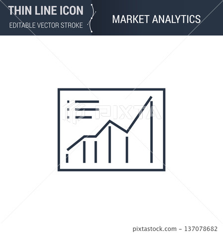 Market Analytics Icon Market Analytics Icon 137078682