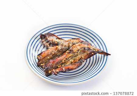Grilled Shishamo Shishamo with Mirin 137078872