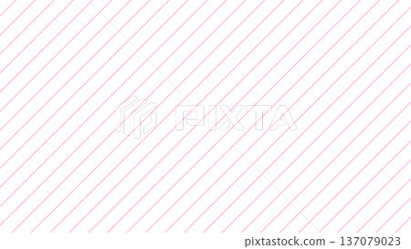 Hand-drawn pink diagonal stripe texture - simple and cute diagonal stripe pattern background material 137079023