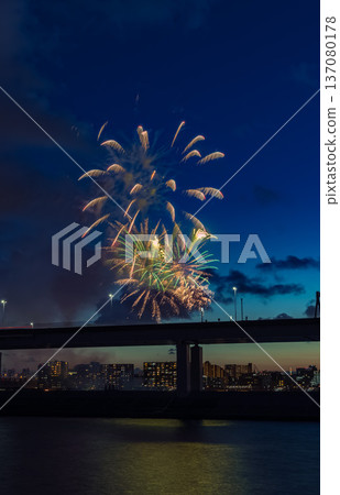 Koto Fireworks Festival, Tokyo Koto Fireworks Festival, Tokyo 137080178