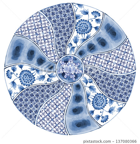 Blue and white porcelain Blue and white porcelain 137080366