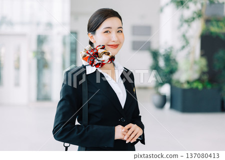 Airport ground staff (Photo courtesy of Kobe Airport (UKB)) 137080413