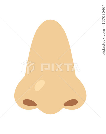 可愛的畸形鼻子插畫素材 137080464