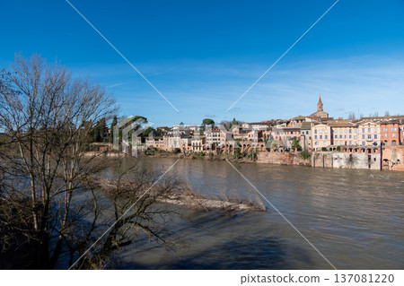 France, Albi, panoramic view of the city of Albi France, Albi, panoramic view of the city of Albi 137081220