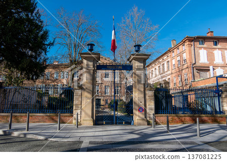 France, Albi, entrance to the Tarn Prefecture France, Albi, entrance to the Tarn Prefecture 137081225