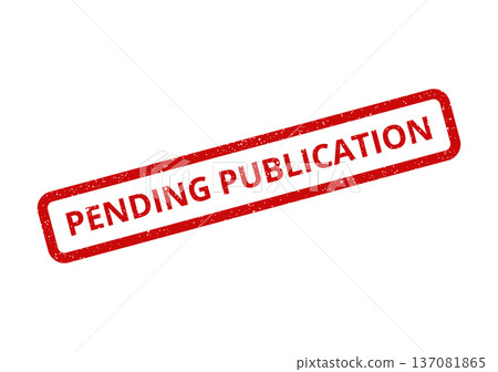 A grungy rubber stamp mark indicating content awaiting final publication or editorial review process 137081865