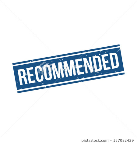 Recommended Stamp, Recommended Grunge Square Sign Recommended Stamp, Recommended Grunge Square Sign 137082429