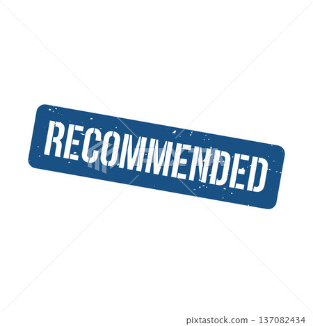 Recommended Stamp, Recommended Grunge Square Sign Recommended Stamp, Recommended Grunge Square Sign 137082434