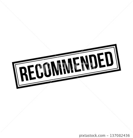 Recommended Stamp, Recommended Grunge Square Sign Recommended Stamp, Recommended Grunge Square Sign 137082436