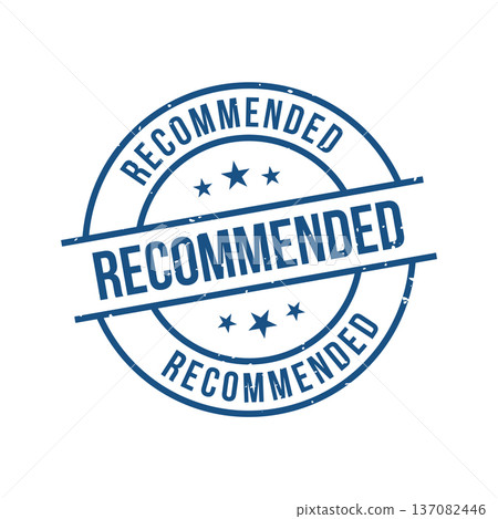 Recommended Stamp, Recommended Grunge Round Sign Recommended Stamp, Recommended Grunge Round Sign 137082446