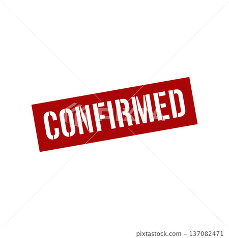 Confirmed Stamp, Confirmed Grunge Square Sign Confirmed Stamp, Confirmed Grunge Square Sign 137082471