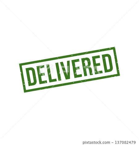 Delivered Stamp, Delivered Grunge Square Sign Delivered Stamp, Delivered Grunge Square Sign 137082479
