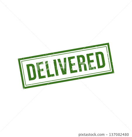 Delivered Stamp, Delivered Grunge Square Sign Delivered Stamp, Delivered Grunge Square Sign 137082480
