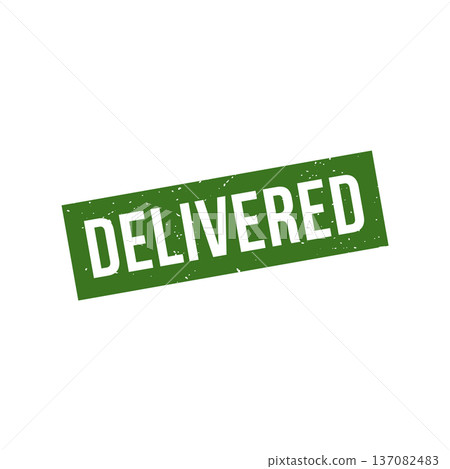 Delivered Stamp, Delivered Grunge Square Sign Delivered Stamp, Delivered Grunge Square Sign 137082483