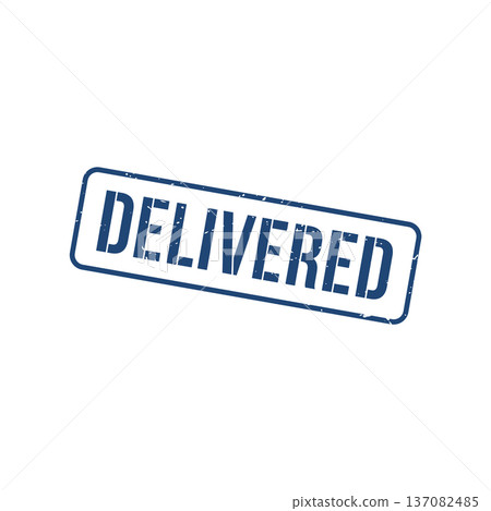Delivered Stamp, Delivered Grunge Square Sign Delivered Stamp, Delivered Grunge Square Sign 137082485