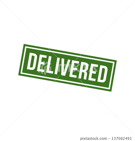 Delivered Stamp, Delivered Grunge Square Sign Delivered Stamp, Delivered Grunge Square Sign 137082491