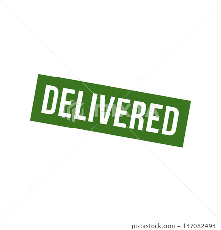 Delivered Stamp, Delivered Grunge Square Sign Delivered Stamp, Delivered Grunge Square Sign 137082493