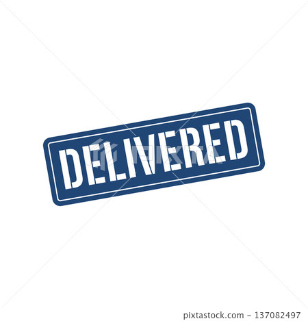 Delivered Stamp, Delivered Grunge Square Sign Delivered Stamp, Delivered Grunge Square Sign 137082497