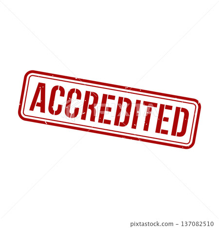 Accredited Stamp, Accredited Grunge Square Sign Accredited Stamp, Accredited Grunge Square Sign 137082510