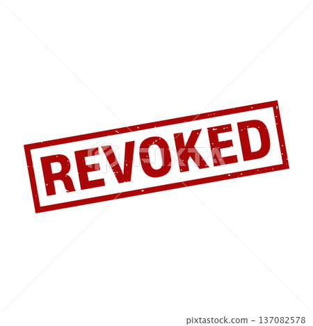 Revoked Stamp, Revoked Grunge Square Sign Revoked Stamp, Revoked Grunge Square Sign 137082578