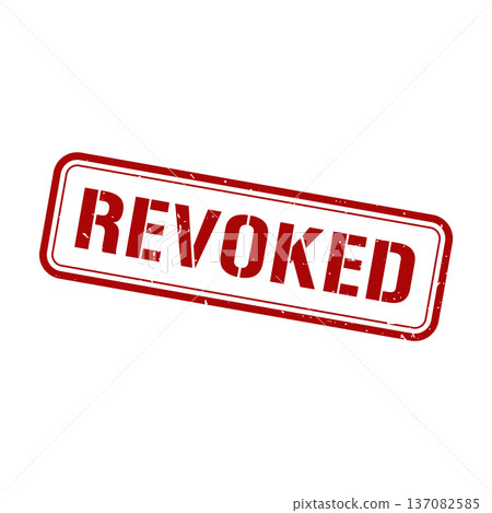 Revoked Stamp, Revoked Grunge Square Sign Revoked Stamp, Revoked Grunge Square Sign 137082585