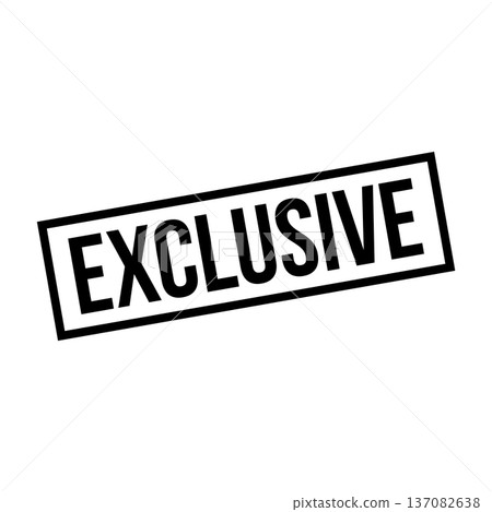 Exclusive Stamp, Exclusive Grunge Square Sign Exclusive Stamp, Exclusive Grunge Square Sign 137082638