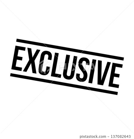 Exclusive Stamp, Exclusive Grunge Square Sign Exclusive Stamp, Exclusive Grunge Square Sign 137082643