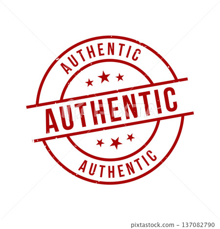 Authentic Stamp, Authentic Grunge Circle Sign Authentic Stamp, Authentic Grunge Circle Sign 137082790