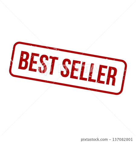 Best Seller Stamp, Best Seller Grunge Square Sign 137082801