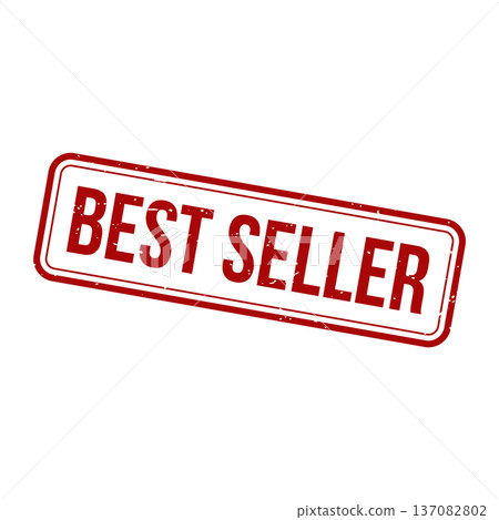 Best Seller Stamp, Best Seller Grunge Square Sign 137082802