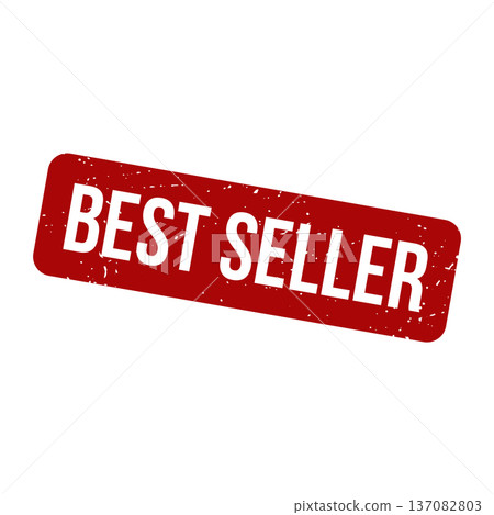 Best Seller Stamp, Best Seller Grunge Square Sign 137082803