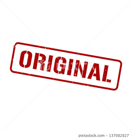 Original Stamp, Original Grunge Square Sign 137082827