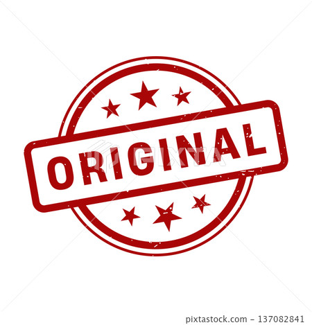 Original Stamp, Original Grunge Round Sign 137082841