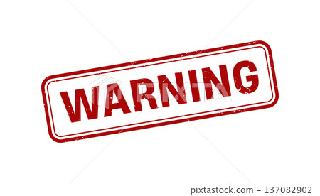 Warning Stamp,Warning Square Grunge Sign 137082902