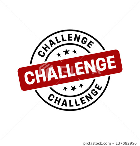 Challenge Stamp, Challenge Round Sign Challenge Stamp, Challenge Round Sign 137082956