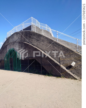 Bunker, Bunker Remains, War Remains (Shimoharaguchi Park, Omura City, Nagasaki Prefecture) Bunker, Bunker Remains, War Remains (Shimoharaguchi Park, Omura City, Nagasaki Prefecture) 137085621