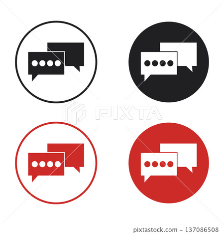 Chat bubble Chat bubble 137086508