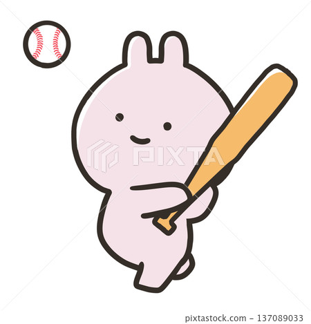 兔子在打棒球 兔子在打棒球 137089033