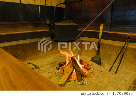 The hearth bottom of the old private house The hearth bottom of the old private house 137089083
