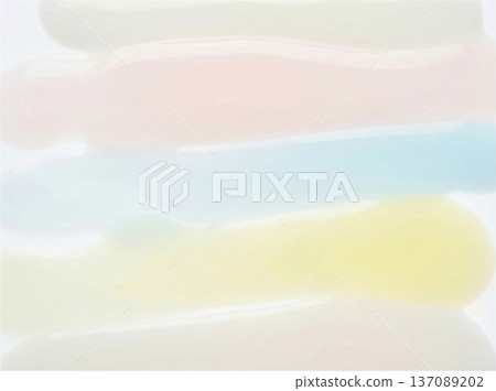 Glossy pastel color liquid strokes abstract color overlap background background plane 137089202
