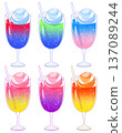 Gradient cream soda illustration 137089244